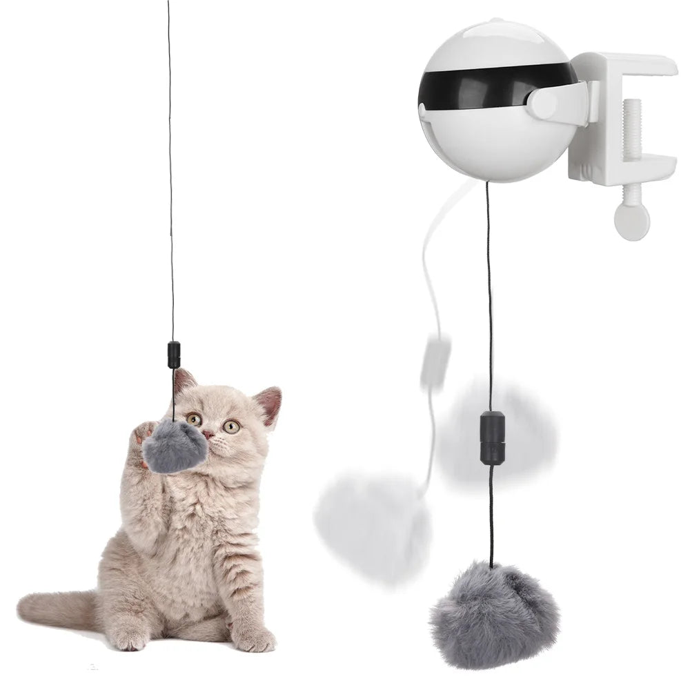 Pet Supply Electric Automatic Lifting Plush Ball