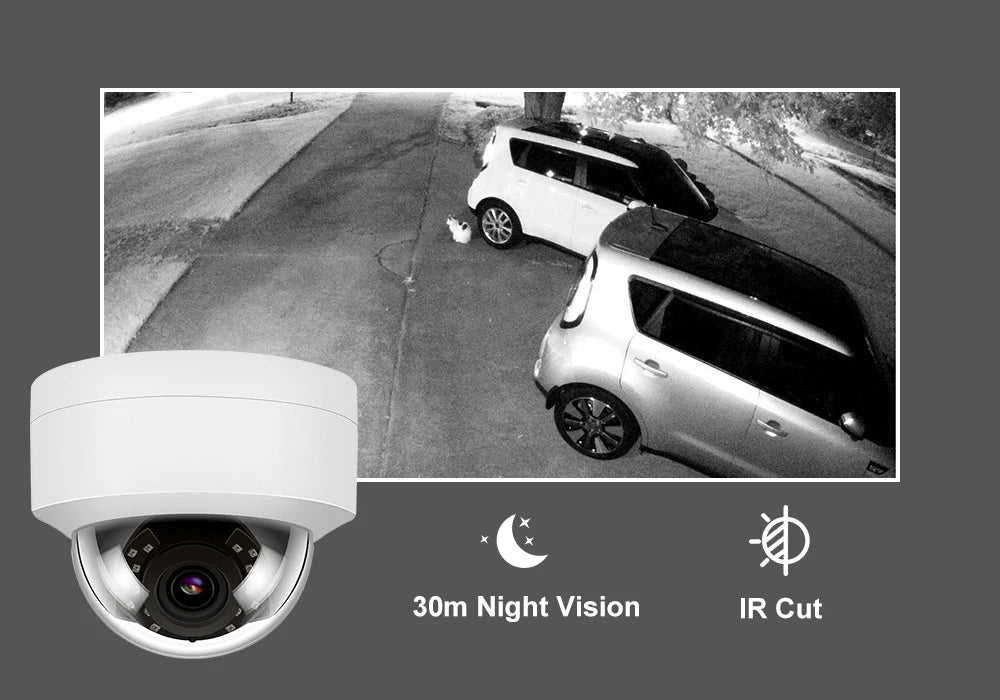 Anpviz 5MP IP Camera Outdoor POE Dome Security Protection Built-in Microphone IP66 IR 30m CCTV Video Camera H.265 VideoLink APP