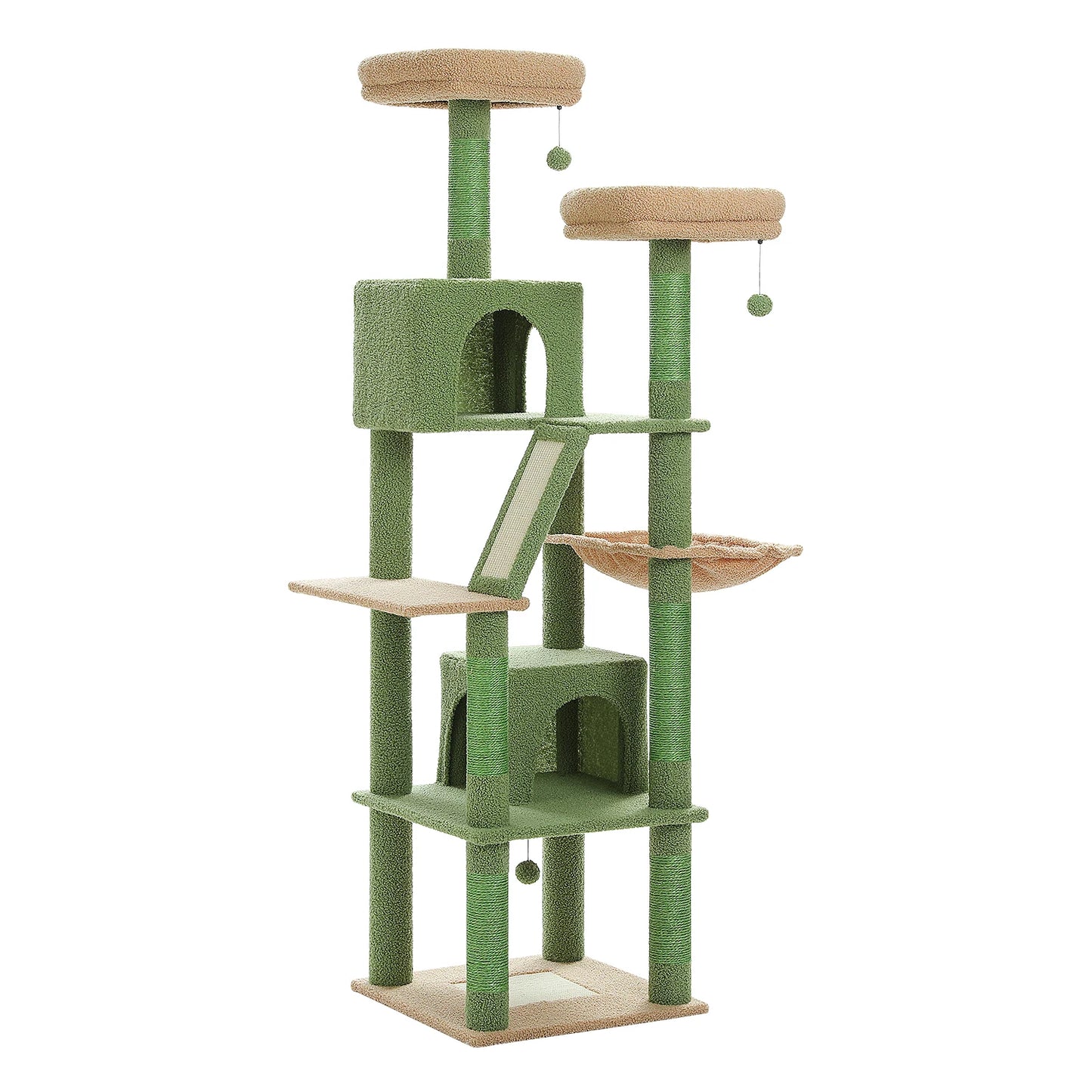 Cat Tower for Indoor Cats Multi-Level Plush Cat Condo